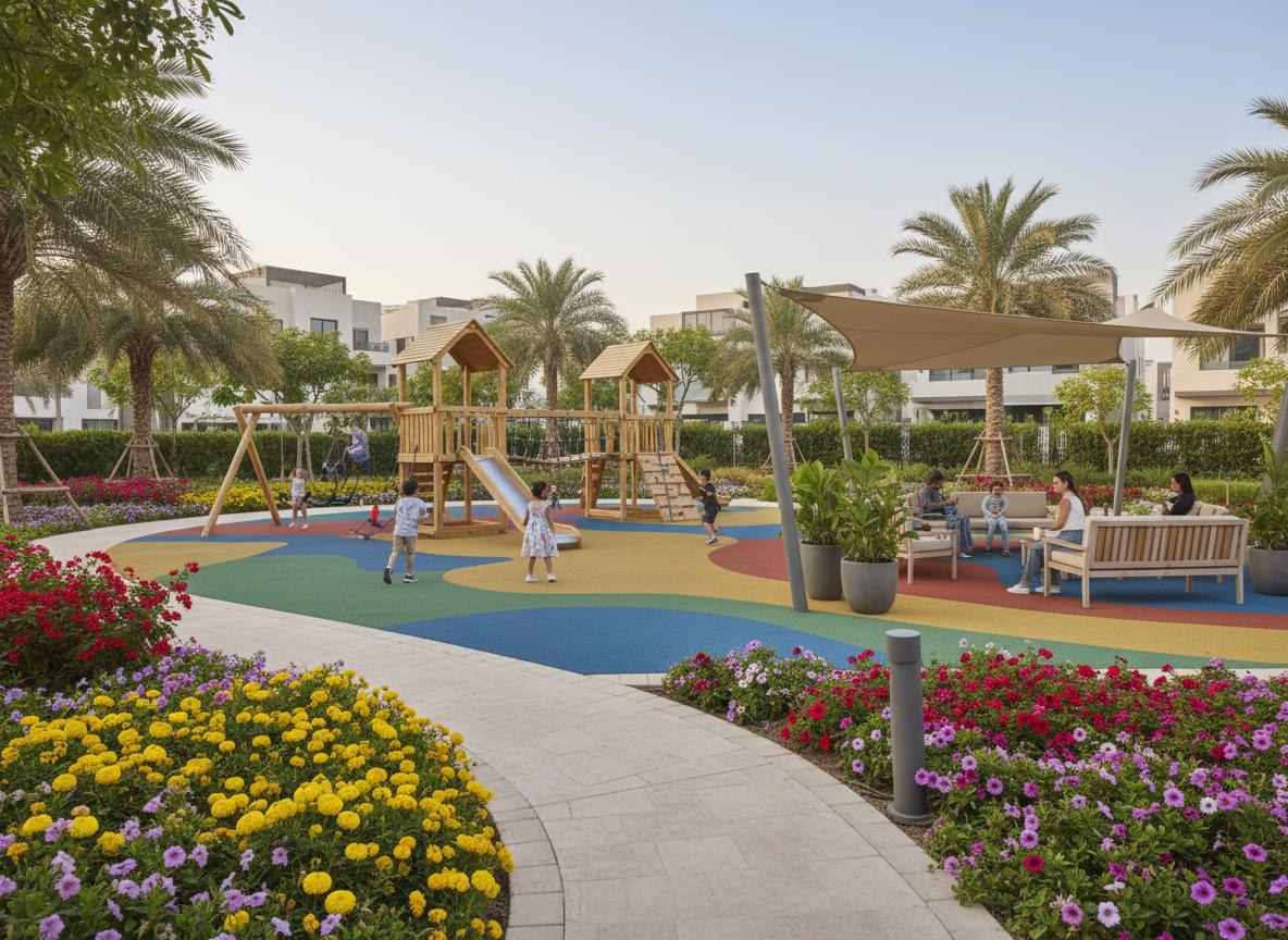 Children playground area